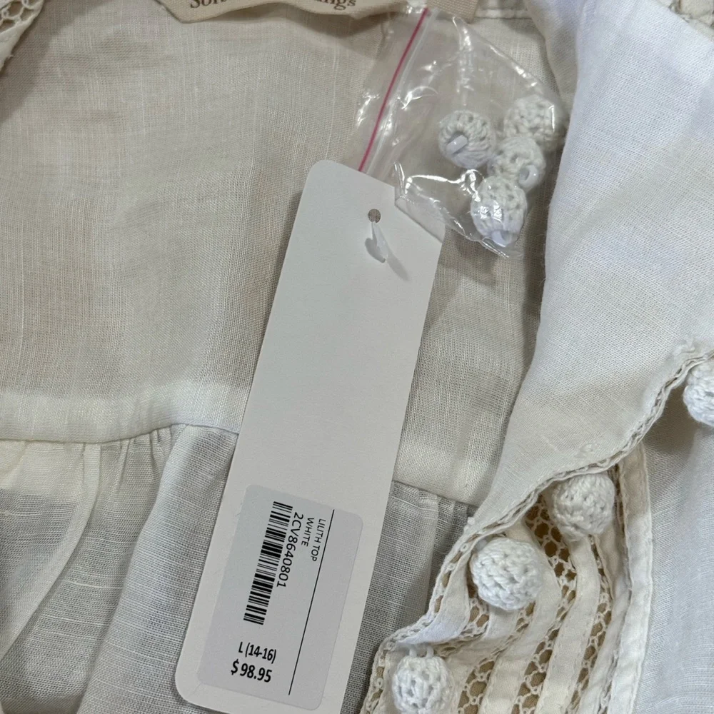 Soft Surroundings Button Up Blouse - L - Picture 5 of 7